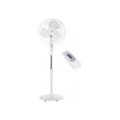 Вентилятор підлоговий Ardesto FN-R1608RW, White, 45W, 3 швидкості, діаметр 40 см, таймер, пульт ДК
