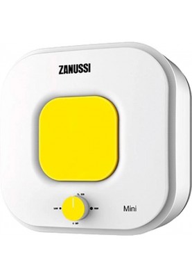 Водонагрівач Zanussi ZWH/S 15 Mini O, White/Yellow, 2500W, 15л, над мийкою
