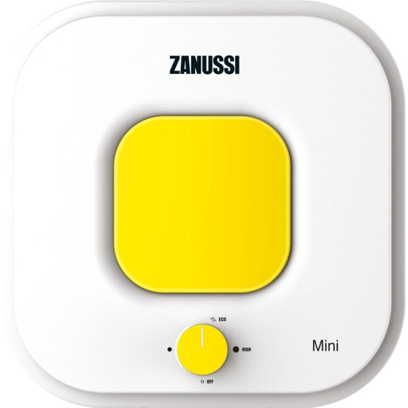 Водонагрівач Zanussi ZWH/S 15 Mini O, White/Yellow, 2500W, 15л, над мийкою