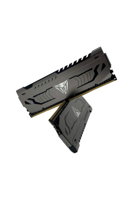 Пам'ять 16Gb x 2 (32Gb Kit) DDR4, 3200 MHz, Patriot Viper Steel, Black, 16-18-18-36, 1.35V, з радіатором (PVS432G320C6K)