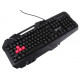 Клавіатура A4Tech Bloody B150N Black, USB, ігрова, неонове підсвічування, ефекти "хвиля" і "дихання"