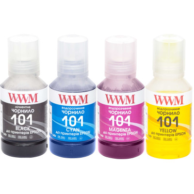 Комплект чорнил WWM Epson L4150/L4160, 4 x 140 мл (E101SET4)