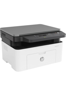 БФП лазерний ч/б A4 HP LaserJet MFP135a, White, 1200x1200 dpi, до 20 стор/хв, 2-сторінковий РК-екран, USB, картридж W1105A (4ZB82A)