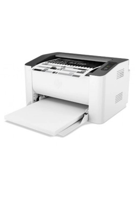 Принтер лазерний ч/б A4 HP Laser 107a, White/Black, 1200x1200 dpi, до 20 стор/хв, USB, картридж 106A (4ZB77A)