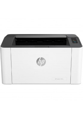Принтер лазерний ч/б A4 HP Laser 107a, White/Black, 1200x1200 dpi, до 20 стор/хв, USB, картридж 106A (4ZB77A)