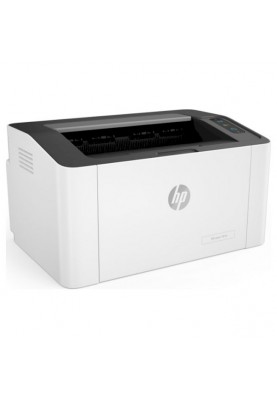 Принтер лазерний ч/б A4 HP Laser 107w, White/Black, WiFi, 1200x1200 dpi, до 20 стор/хв, USB, картридж W1105A (4ZB78A)