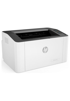 Принтер лазерний ч/б A4 HP Laser 107w, White/Black, WiFi, 1200x1200 dpi, до 20 стор/хв, USB, картридж W1105A (4ZB78A)