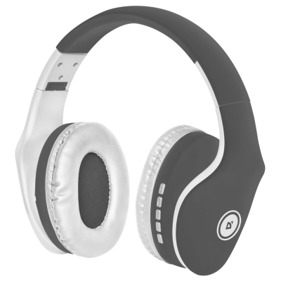 Навушники бездротові Defender FreeMotion B525, Gray/White, Bluetooth, мікрофон, FM-приймач, microSD, до 8 годин (63527)