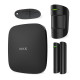 Комплект охоронної системи Ajax StarterKit, Black, GSM/Ethernet, хаб, бездротовий датчик руху, бездротовий датчик відкриття дверей, брелок із тривожною кнопкою