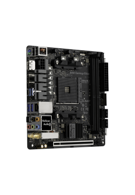 Мат.плата AM4 (B450) AsRock Fatal1ty B450 Gaming-ITX/ac, B450, 2xDDR4, Int.Video(CPU), 4xSATA3, 1xM.2, 1xPCI-E 16x 3.0, ALC1220, I211AT, WiFi ac, Bluetooth, 6xUSB3.1/4xUSB2.0, HDMI/DP, Mini-ITX