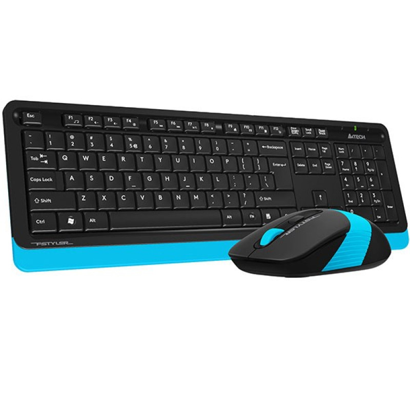Комплект бездротовий A4tech Fstyler FG1010, Black+Blue