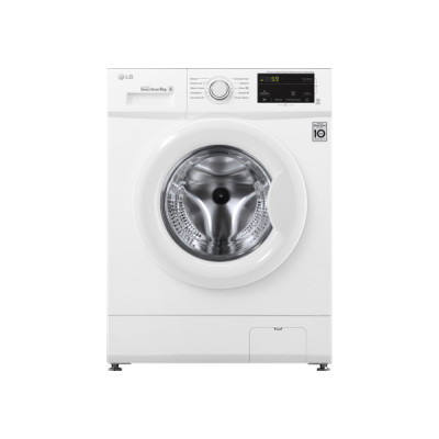 Пральна машина LG FH0J3NDN0 White, 1000 об/хв, 6 кг, інверторний прямий привід, 10 програм прання, 85х60х44 см