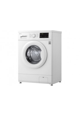 Пральна машина LG FH0J3NDN0 White, 1000 об/хв, 6 кг, інверторний прямий привід, 10 програм прання, 85х60х44 см