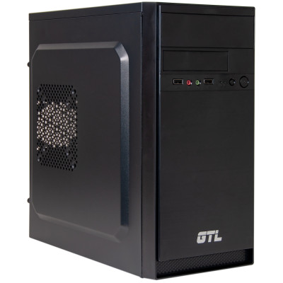 Корпус GTL 1603+ Black, 400 Вт, Mini Tower, Micro ATX/Mini ITX, 2xUSB 2.0, 1x120 мм, 0.4 мм, 315x165x350 мм, 3.3 кг