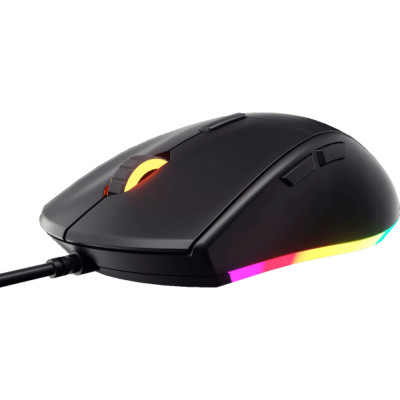 Миша Cougar Minos XT Black, USB, ігрова, 4000 dpi, 3-зонне підсвічування