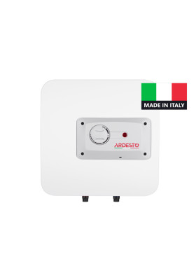 Водонагрівач Ardesto EWH-30OMWMI, 1500W, 30 л, вертикальный/над мойкой/настенный, механический наружный термостат, эмалированный бак, нижнее подключение, мокрый ТЭН