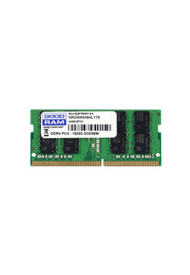 Пам'ять SO-DIMM, DDR4, 16Gb, 2666 MHz, Goodram, 1.2V, CL19 (GR2666S464L19/16G)