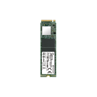 Твердотільний накопичувач M.2 512Gb, Transcend 110S, PCI-E 3.0 x4, 3D TLC, 1700/1400 MB/s (TS512GMTE110S)
