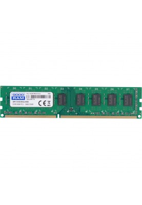 Пам'ять 8Gb DDR3, 1333 MHz, Goodram, 9-9-9-24, 1.5V (GR1333D364L9/8G)