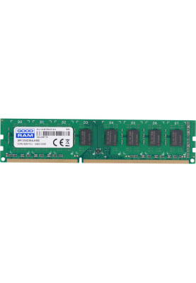 Пам'ять 8Gb DDR3, 1333 MHz, Goodram, 9-9-9-24, 1.5V (GR1333D364L9/8G)