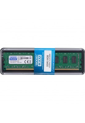 Пам'ять 8Gb DDR3, 1333 MHz, Goodram, 9-9-9-24, 1.5V (GR1333D364L9/8G)
