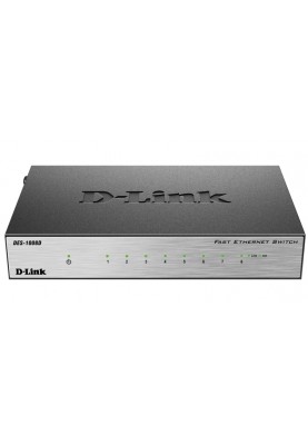 Комутатор D-Link DES-1008D 8port 10/100BaseTX, compact case