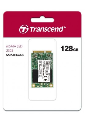 Твердотільний накопичувач mSATA 128Gb, Transcend 230S, 3D TLC, 550/400 MB/s (TS128GMSA230S)
