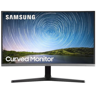 Монітор вигнутий 27" Samsung CR50, Dark Silver, WLED, VA, 1920x1080 (16:9), 4 мс, 60 Гц, 250 кд/м², 3000:1, 1800R, 178°/178°, HDMI/VGA, VESA 75x75 мм, AMD FreeSync (LC27R500FHIXCI)
