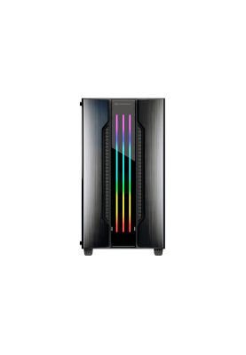 Корпус Cougar Gemini M Iron Gray, Mini Tower, без БЖ, Mini ITX/Micro ATX, 2x3.5"/4x2.5", 1xUSB 2.0, 1xUSB 3.0, підсвітка Trelux RGB, Glass Wings бічна панель