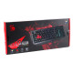Клавіатура A4Tech Bloody B120N Black, USB, ігрова, неонове підсвічування, ефекти "хвиля" і "дихання