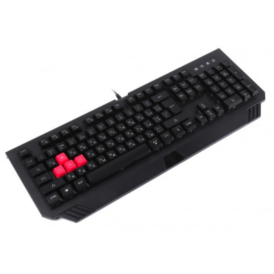 Клавіатура A4Tech Bloody B120N Black, USB, ігрова, неонове підсвічування, ефекти "хвиля" і "дихання