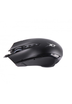Миша A4Tech X89 Game Oscar Neon mouse Black, Optical, USB, 2400 dpi, Gaming X7, кабель 1,8 м