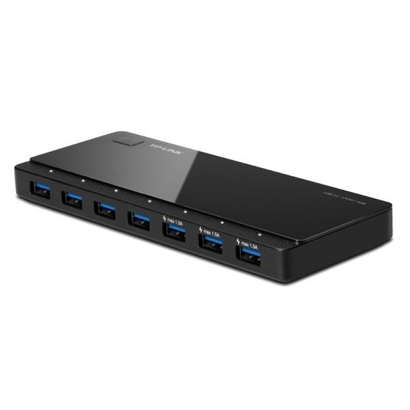 USB 3.0 концентратор TP-Link UH700, Black, 7 портів, до 480 Мбіт/с