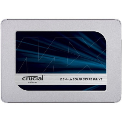 Твердотільний накопичувач 2Tb, Crucial MX500, SATA3, 2.5", 3D TLC, 560/510 MB/s (CT2000MX500SSD1)