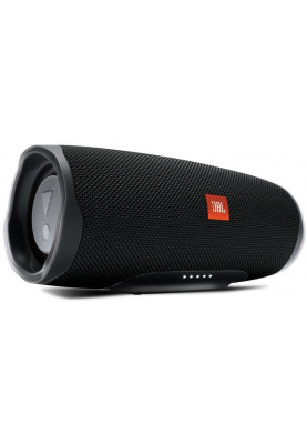 Колонка портативна 2.0 JBL Charge 4 Black, 2x15B, Bluetooth, питание от аккумулятора, 3000mAh, IPX7 Водонепроницаемая, 220x95x93 мм