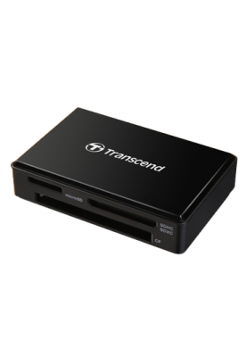 Картридер зовнішній Transcend RDF8, Black, USB 3.1, для SD/microSD/CompactFlash (TS-RDF8K2)