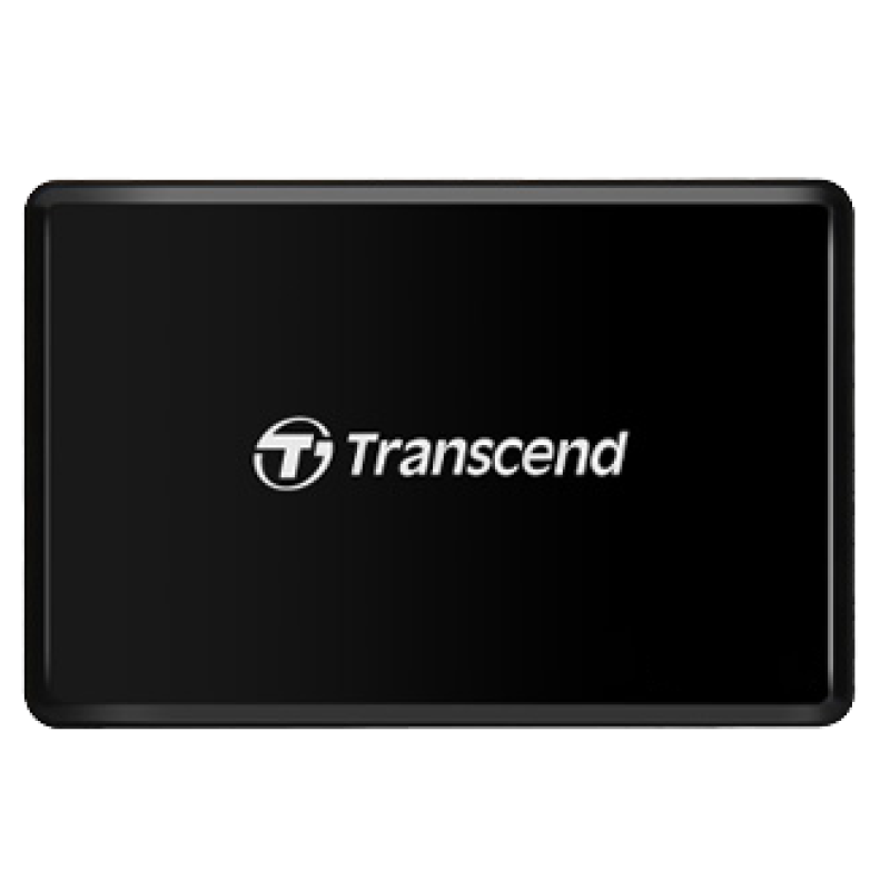 Картридер зовнішній Transcend RDF8, Black, USB 3.1, для SD/microSD/CompactFlash (TS-RDF8K2)