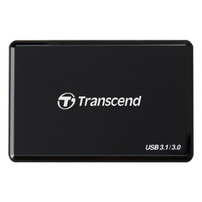 Картридер зовнішній Transcend RDF9, Black, USB 3.1, для SD/microSD/CompactFlash (TS-RDF9K2)