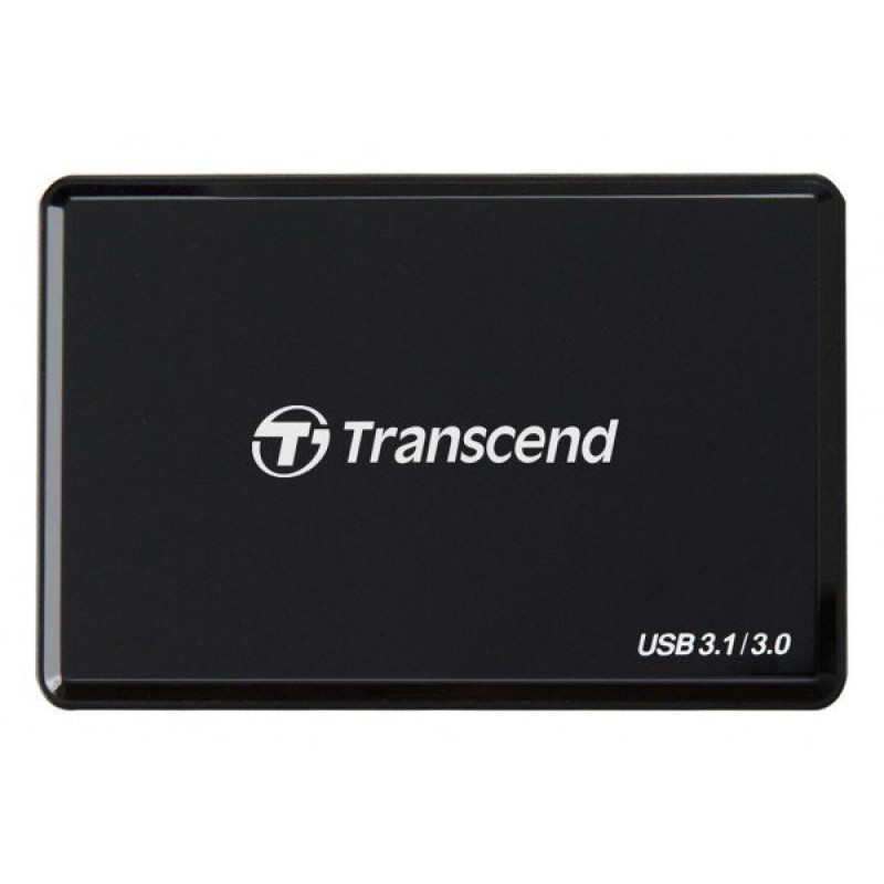 Картридер зовнішній Transcend RDF9, Black, USB 3.1, для SD/microSD/CompactFlash (TS-RDF9K2)