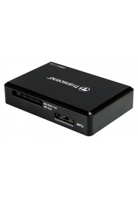 Картридер зовнішній Transcend RDF9, Black, USB 3.1, для SD/microSD/CompactFlash (TS-RDF9K2)