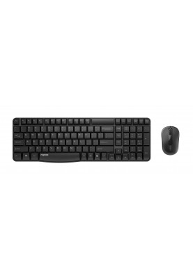 Комплект бездротовий Rapoo X1800S Black, Optical, клавіатура+миша