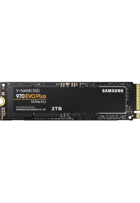 Твердотільний накопичувач M.2 2Tb, Samsung 970 Evo Plus, PCI-E 3.0 x4, MLC 3-bit, 3500/3300 MB/s (MZ-V7S2T0B)