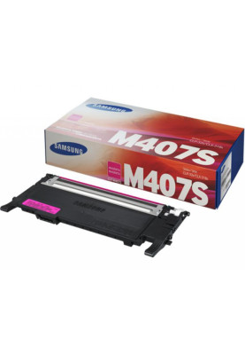 Картридж Samsung CLT-M407S, Magenta, CLP-320/325, CLX-3185, 1000 стор (SU266A)