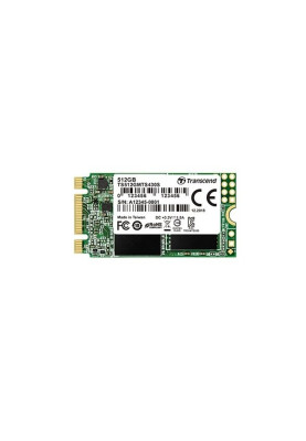 Твердотільний накопичувач M.2 256Gb, Transcend 430S, SATA3, 3D TLC, 530/400 MB/s, формат 2242 (42 мм) (TS256GMTS430S)