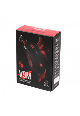 Миша A4Tech V9M Black, Optical, USB, Bloody, 4000 dpi, Extra Fire Button, підсвічування
