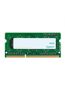 Пам'ять SO-DIMM, DDR3, 8Gb, 1600 MHz, Apacer, 1.35V (DV.08G2K.KAM)