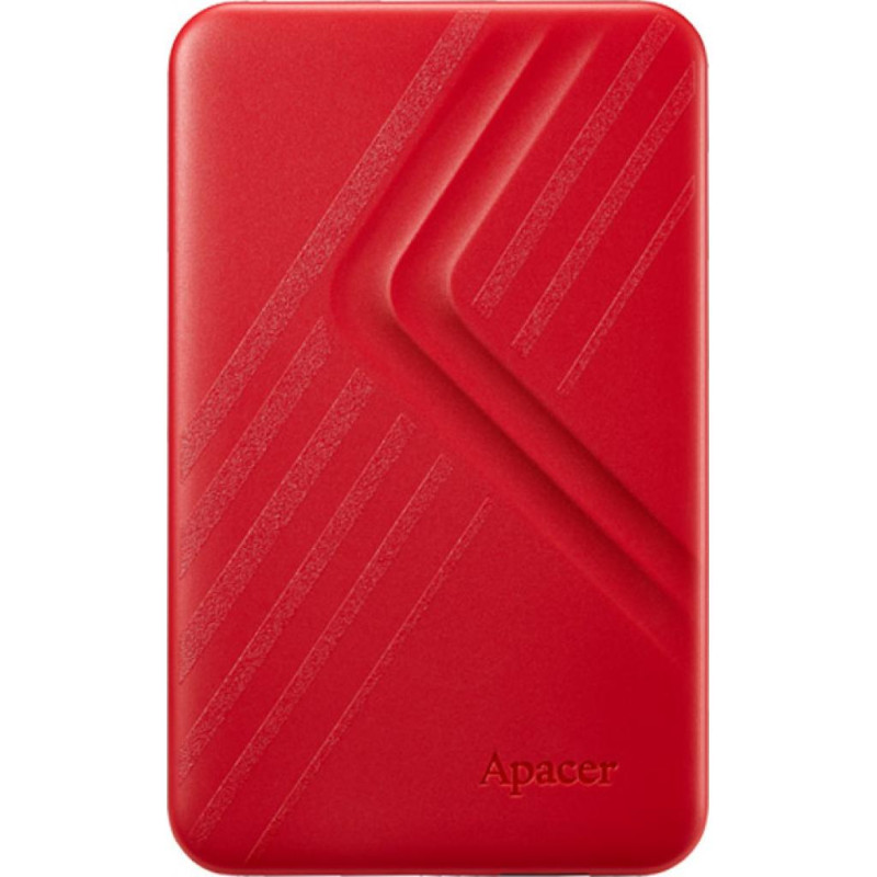Зовнішній жорсткий диск 2Tb Apacer AC236, Red, 2.5", USB 3.1 (AP2TBAC236R-1)