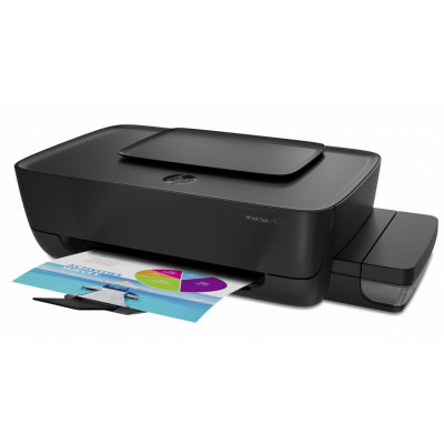 Принтер струменевий кольоровий A4 HP Ink Tank 115, Black, 1200х1200 dpi, до 8/5 стор/хв, USB, вбудоване СБПЧ по 70 мл, чорнило GT51/GT52 (2LB19A)