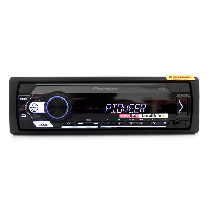 Автомагнітола Pioneer MVH-S120UB, USB, 1 Din