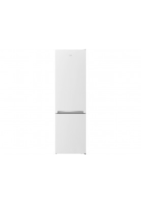 Холодильник Beko RCNA406I30W, White, двокамерний, загальний об'єм 362L, корисний об'єм 253L/109L, 202,5x59,5x67 см